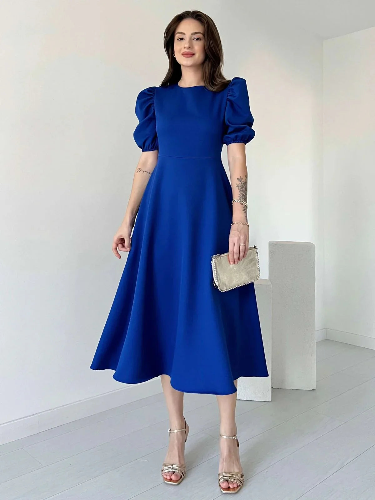 Graceful Elegance Midi Dress