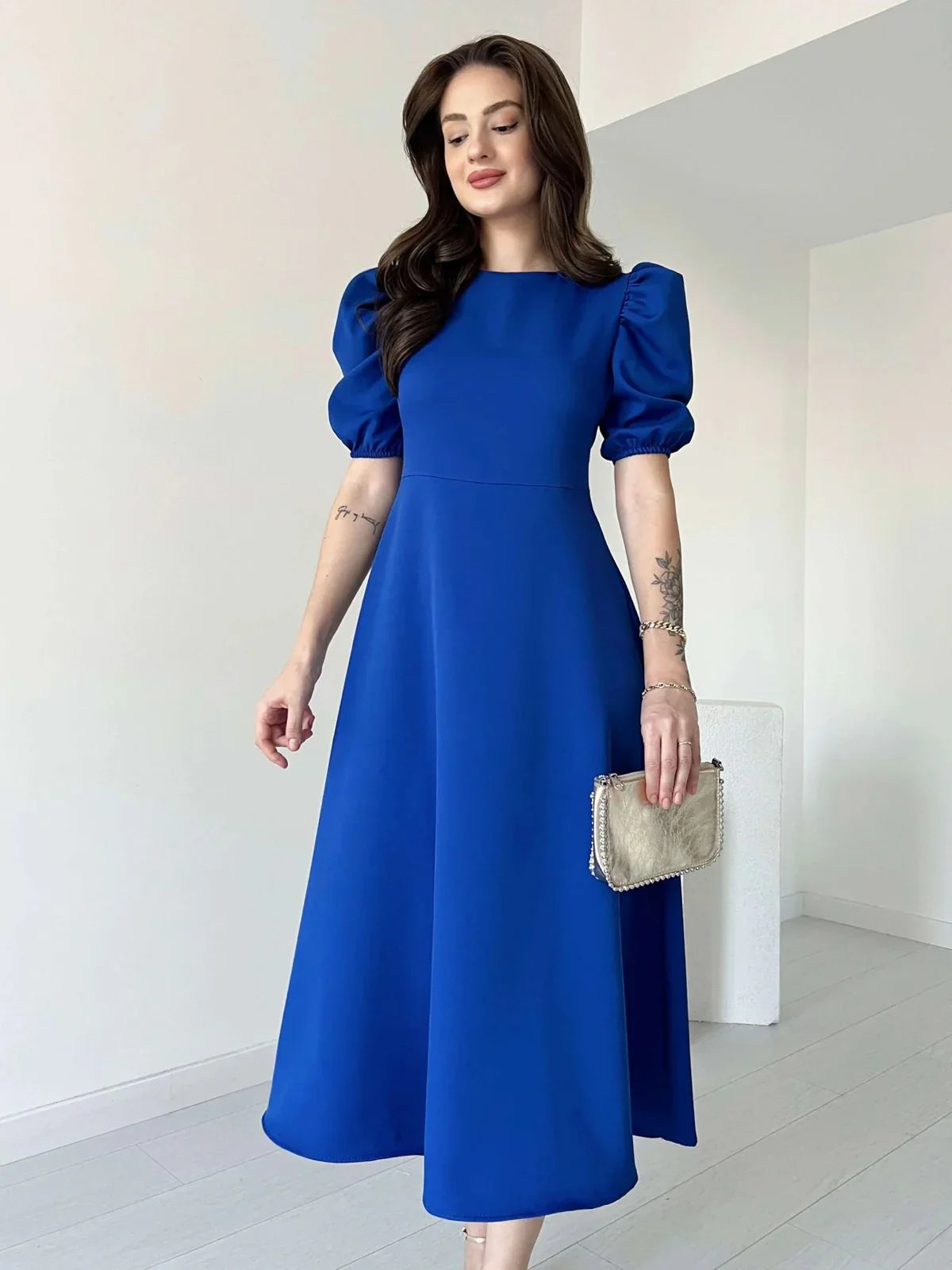 Graceful Elegance Midi Dress