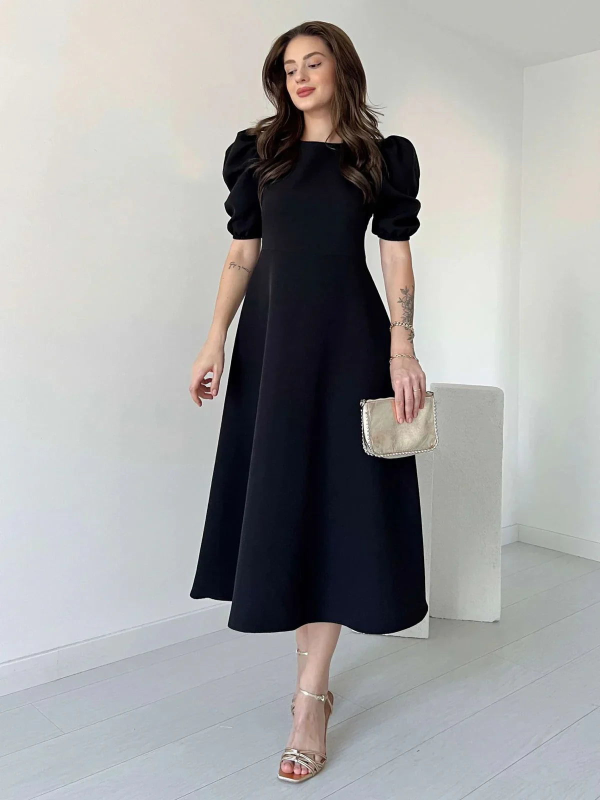 Graceful Elegance Midi Dress