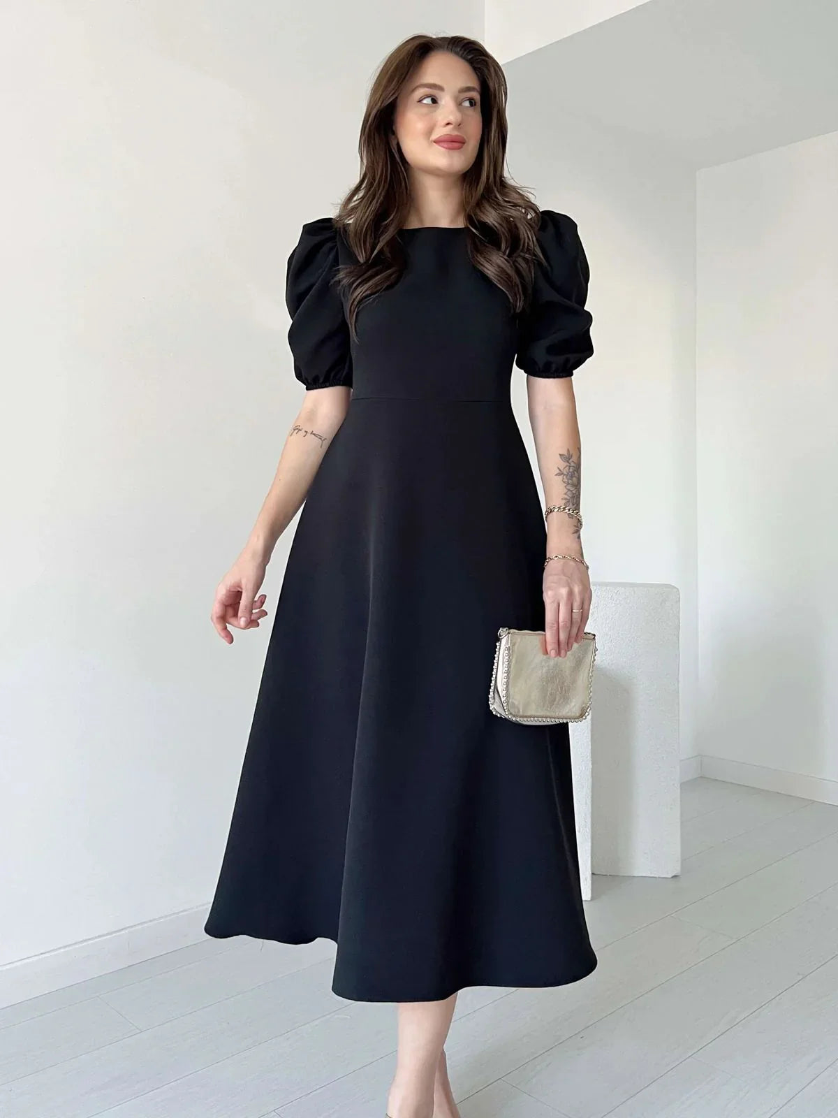 Graceful Elegance Midi Dress