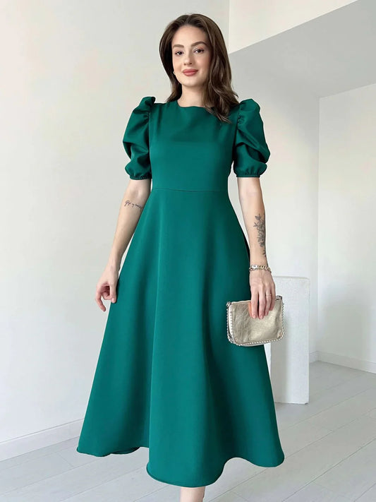 Graceful Elegance Midi Dress