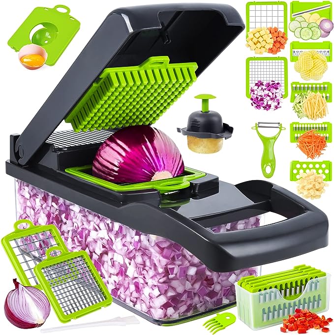 Vegetable Chopper Cutter Food Slicer Multifunctional 14 in 1